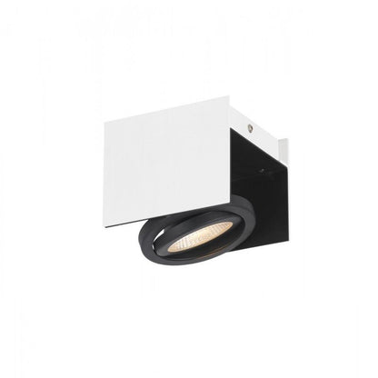 VIDAGO FOCO SP ALU BLANCO NEGRO 140X130 1X5 4W LED 510lm DIM