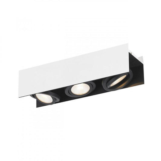VIDAGO FOCO SP ALU BLANCO NEGR 465X130 3X5 4W LED 1530lm DIM