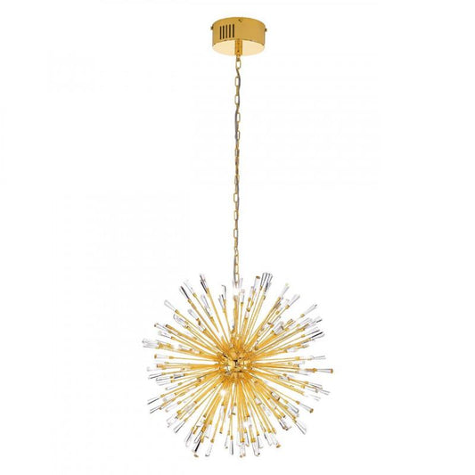 VIVALDO 1 LAMP COLG ACERO DORADO H1490 DM680 G4 21X1 2W