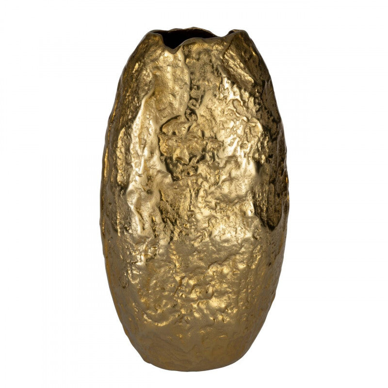 VOHEMAR FLORERO METALICO ALUM DORADO L200 H380