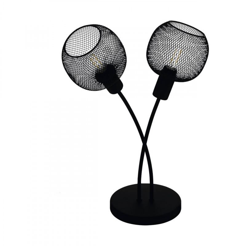 WRINGTON 1 SOBREMESA NEGRO MALLA H455 2X40W E14