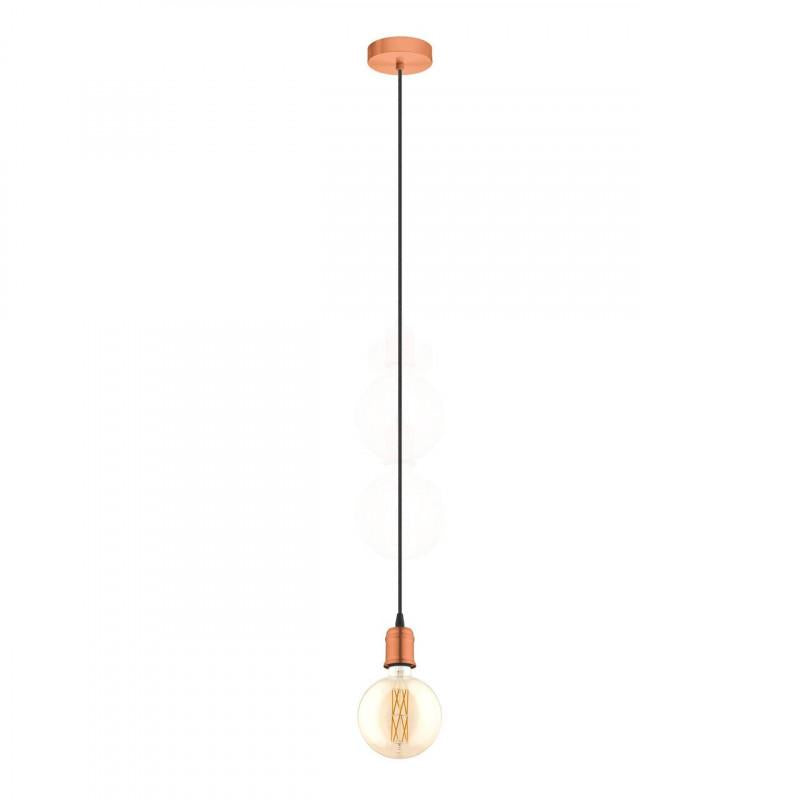 YORTH COLGANTE COBRE ENVEJ NEGRO H2000 DM100 E27 1X60W