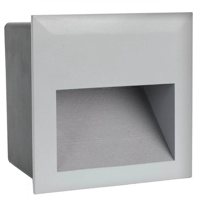 ZIMBA LED FOCO EMBUTIDO MURO EXT 140X140 3,7W LED 400lm IP65