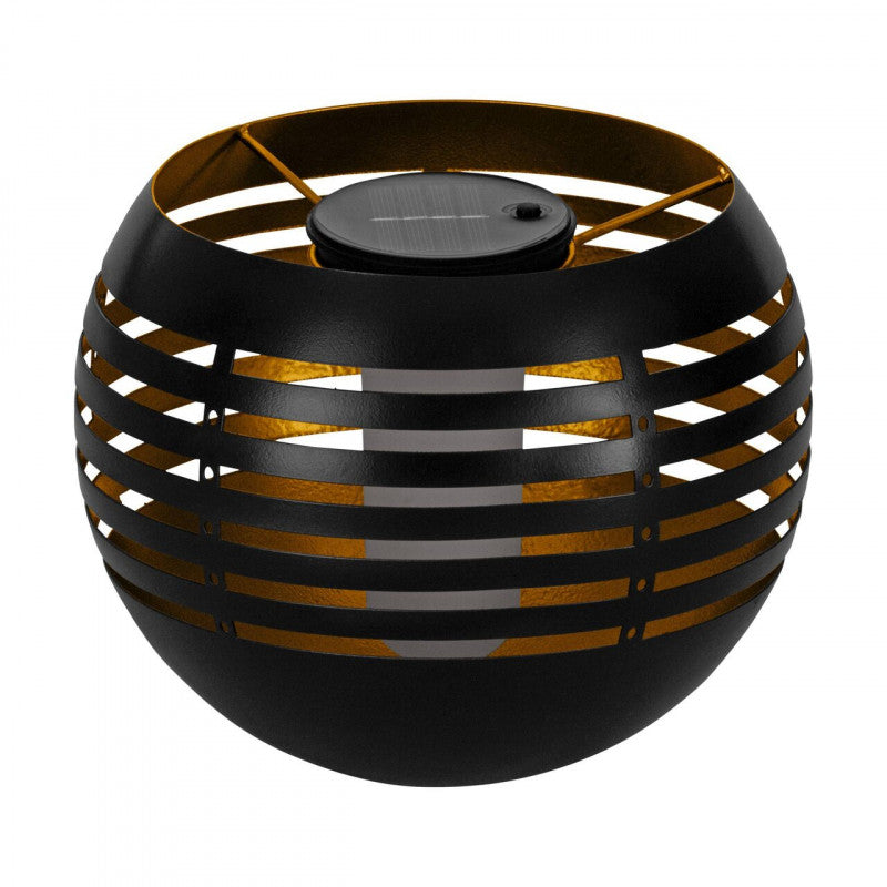 Z_SOLAR ACERO  ORO NEGRO H160 DM200 3000K-LED 5 12X0,03W