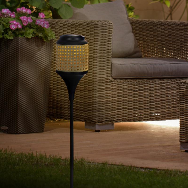 Lámpara Solar Led Z_solar Acero, Negro, Café