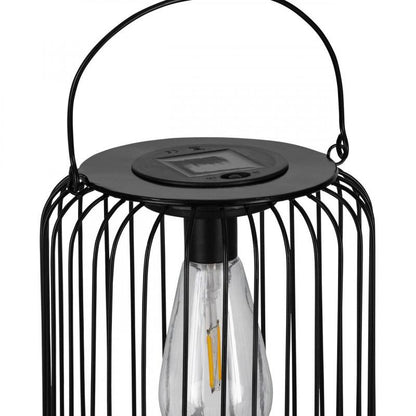Lámpara Solar Led Z_solar Acero, Negro